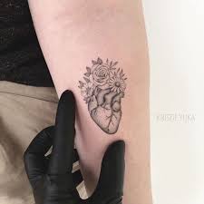 This design shows a lot of skulls and a heart in the middle. Heart Tattoos What They Mean And 24 Design Ideas Saved Tattoo