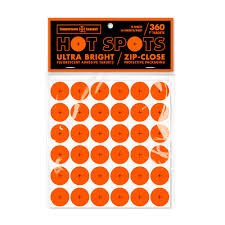 Hot Spots 1" Ultra Bright Adhesive Peel & Stick Targets 36/Sheet - 10 Sheets