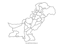 Easy to edit, manipulate, resize or colorize. Printable Blank Pakistan Map With Outline Transparent Map