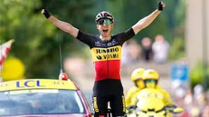 Georges & sarah ‍ cyclist @jumbovisma_road & @redbullbe athlete godfather @towalkagain 'stilstaan is. Tour De France 2021 Wout Van Aert Claims Ventoux Stage Tadej Pogacar Keeps Yellow Jersey Sports News Firstpost