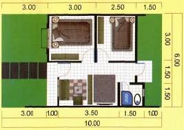 Denah rumah minimalis type 36. Gambar Denah Rumah Minimalis Type 36 60 Denah Rumah Lantai Rumah