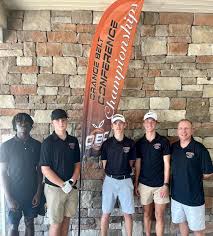 GHS Boys Golf Team, won 3rd place at the Orange Belt Conference! Picture  left to right: Landon Carry, Lucas Boone, Jonathan Lingwall, Ethan Antle,  Coach Adams