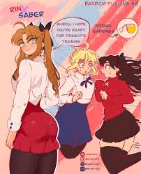 Rin + Artoria makes… : rfatestaynight