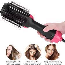 One Step Hair Dryer And Volumizer Hot Air Brush 3 In 1 Hot Air Brush Comb For Fast Drying Walmart Com In 2021 Hair Dryer Brush Hair Dryer Diffuser Hair Dryer