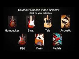 comparison audio compare pickup tones seymour duncan