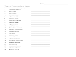 The writing worksheet wizard automatically makes handwriting practice worksheets for children. Writing Formulas From Names Worksheet For 9th Grade Lesson Planet