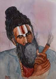 Buy Sadhu From Kumbh Mela Painting At Lowest Price By Saurabh Jathar The kumbh mela is anchored in hindu mythology. buy sadhu from kumbh mela painting at