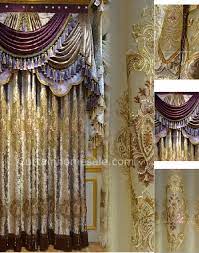 European Victorian Style Gold Velvet Vintage Curtain Without Valance Victorian Curtains Vintage Curtains Vintage Bedroom Decor