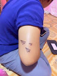 Mini tato by me..pesawat kertas