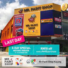 Whether it is interior house paint exterior paint furniture paint floor paint you name it we have it. Mr Paint Shop Today Is The Last Day Of Our 3 Day Facebook