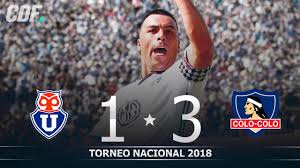 Head to head statistics, goals, past matches, actual form for primera division. Universidad De Chile 1 3 Colo Colo Torneo Scotiabank 2018 Fecha 9 Cdf Youtube