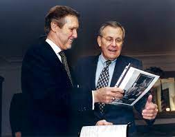 Mr rumsfeld was mr bush's defence secretary from 2001 until 2006. When Donald H Rumsfeld Came To The Pentagon On Jan 5 2001 For His First Transition