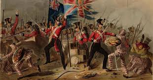 Image result for 18th century british army in india