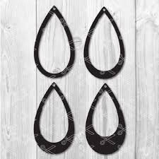 Download Earring Template Cut File Svg Png Dxf