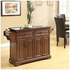 Serve up beverages from this spacious, elegant bar add a stylish, versatile unit to your home with the addition of the bar cabinet. Cherry Finish Kitchen Cart With Marble Top Bistro Kitchen Marble Top Home