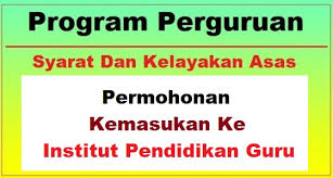 Kini permohonan ipg 2020 dibuka maktab perguruan. Syarat Permohonan Kemasukan Ke Institut Pendidikan Guru Bagi Lepasan Spm Bumi Gemilang