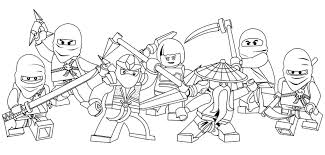 Ausmalbilder Ninjago Zane Com Lego Coloring Während De