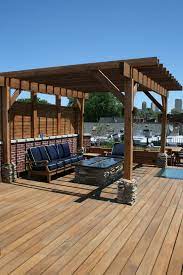 Chicago Roof Deck And Garden Pergola Backyard Pergola Pergola Plans