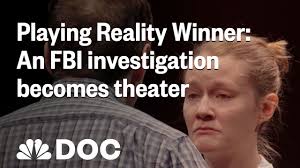 Reality winner was sentenced to five years and three months in 2018 for violating the espionage actcredit: Playing Reality Winner Turning An Fbi Interrogation Into Theater Nbc News Youtube
