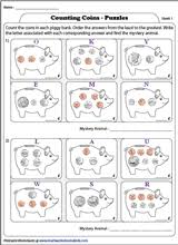 10,000+ learning activities, games, books, songs, art, and much more! Money Worksheets