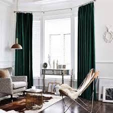49 emerald green velvet fabric ranked in order of popularity and relevancy. Amazon Com Green Velvet Curtains Drapes Bedroom Window Curtains 108 Inch Long Living Room Rod Pocket Window Treatment Set 2 Panels Kitchen Dining