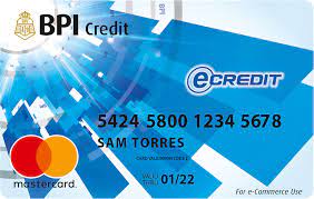 • proof of income or a copy of your credit card statement from another bank. Bpi Ecredit Card Bpi