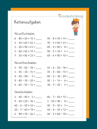 Kettenaufgaben In 2020 Grundschulkonig Kette Grundschule