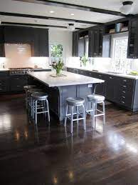 For the most harmonious look, choose wood furniture that matches the warmth of your floors but is a few. 20 Dark Wood Floor Kitchen Magzhouse
