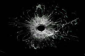 bullet hole in glass 1