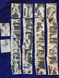 VINTAGE PLAYING CARDS, NUDE,EROTIC,ADULT, HARD PORN CARDS, SEX CARDS |  1920061416