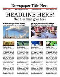 Will list the elements of a. A Newspaper Classroom Assignment For Students