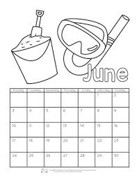 Coloring calendar, coloring pages, undated printable coloring calendar, instant digital download. Printable Calendar For Kids 2019 Itsybitsyfun Com