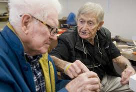 At 83, he makes Man Cave at senior home