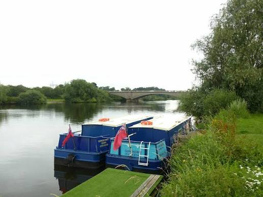 Village and riverside scenery in Gunthorpe NG14