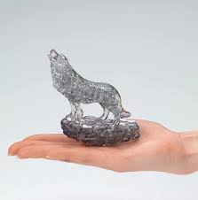 In this video i will be showing you each. 3d Crystal Puzzle Wolf Black Color