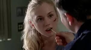 The leather belt of Beth Greene (Emily Kinney) in The Walking Dead