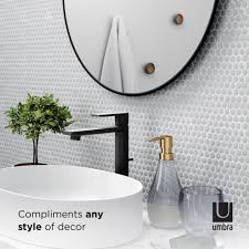 Outer mirror has floral details. Umbra Hubba Wall Mirror Shop Modern Round Mirrors