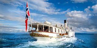 Gjøvik er en kommune i innlandet fylke, på vestsiden av mjøsa. Skibladner Gjovik Norway Afar