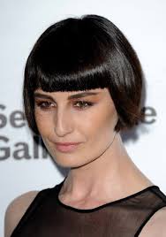 Erin O'Connor Short Straight Bob Hairstyle