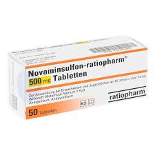 Novaminsulfon drug & pharmaceuticals active ingredients names and forms, pharmaceutical companies. Novaminsulfon Ratiopharm 500mg 50 Stk Apotheke De