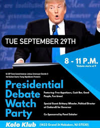 Hudson County Young Republicans Announce Presidential Debate Watch Party Insider Nj
