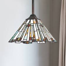 tiffany mini pendant lights stained