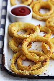 Baked Onion Rings Creme De La Crumb