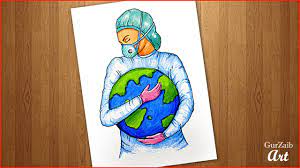 Nirav shah said health officials are continuing to learn more about the delta variant of the coronavirus. Corona Virus Drawing Of Doctor Covid 19 Poster Making Fight Corona Warriors Easy Step By Step Youtube