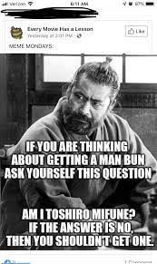 Shared By A Man Who Has A Ponytail Gatekeeping