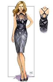 Concept Art Of The Hot Blonde In Cocktail Dress From Inception 2010 Costume Design Fashion Bodycon Dress