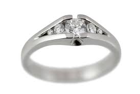 Flush Setting Engagement Ring Google Search Favorite Engagement Rings Channel Set Diamond Engagement Ring Engagement Rings Channel Set