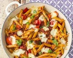 Chorizo Pasta Bake Good Food Channel Recipe Dinner Party Recipes Easy Dinner Party Recipes Recipes