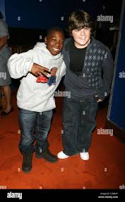 Bobb'e J. Thompson and Josh Flitter promote 'Cloudy with a Chance of  Meatballs' at Planet Hollywood, Times Square. New York Stock Photo