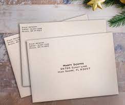 Addressing Christmas Cards Greeting Card Envelope Addressing Service By Cardsdirect